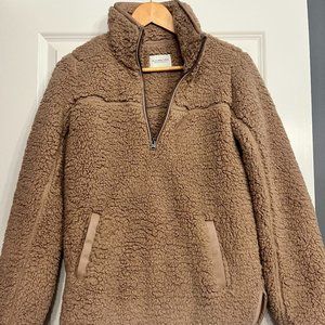 Abercrombie Teddy Sherpa Pullover, XS